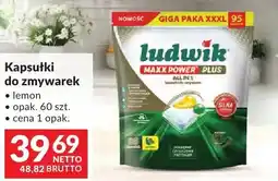 Makro Kapsułki do zmywarek Ludwik Maxx Power Plus lemon Giga Paka XXXL oferta