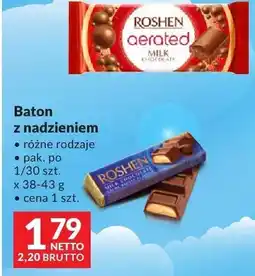 Makro Baton z nadzieniem Roshen różne rodzaje oferta