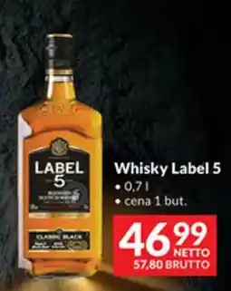 Makro Whisky Label 5 oferta