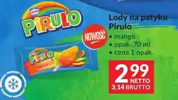 Makro Lody na patyku Pirulo mango oferta