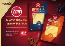 Makro Ser żółty Zott plastry Maasdamer oferta