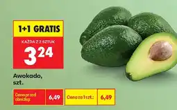 Biedronka Awokado szt. 1+1 GRATIS oferta