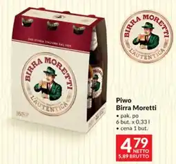 Makro Piwo Birra Moretti oferta