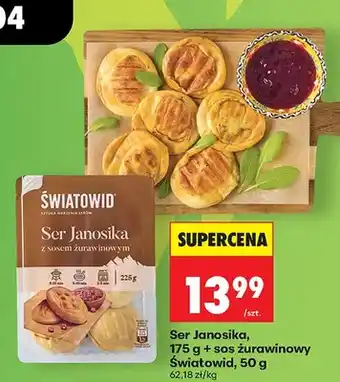 Biedronka Ser Janosika z sosem żurawinowym oferta