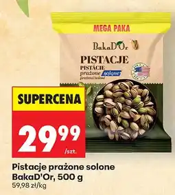 Biedronka Pistacje prażone solone oferta