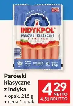 Makro Parówki klasyczne z indyka Indykpol oferta