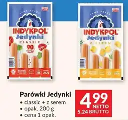 Makro Parówki Jedynki z serem Indykpol oferta