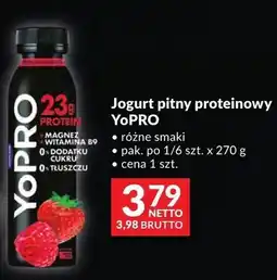 Makro Jogurt pitny proteinowy YoPRO różne smaki oferta
