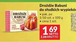 Makro Drożdże Babuni do słodkich wypieków oferta