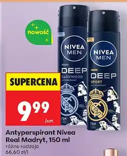 Biedronka Antyperspirant Real Madryt, różne rodzaje oferta
