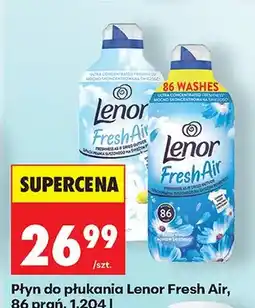 Biedronka Płyn do płukania Fresh Air 86 prań oferta