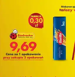 Biedronka Makaron spaghetti nr 5 oferta