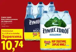 Lidl Woda źródlana Żywiec zdrój oferta