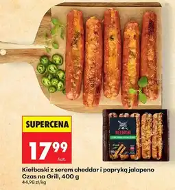 Biedronka Kiełbaski z serem cheddar i papryką jalapeno oferta