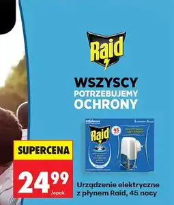 Biedronka Urządzenie elektryczne z płynem 45 nocy oferta
