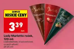 Biedronka Lody Marletto rożek orzech włoski oferta