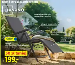 Lidl Leżak Livarno oferta