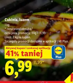 Lidl Cukinia oferta