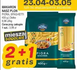 Słoneczko Makaron Nasz Plon oferta