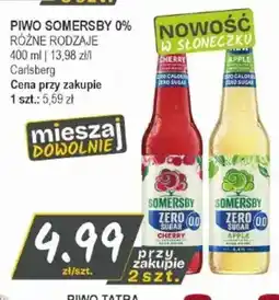 Słoneczko Piwo Somersby 0% oferta