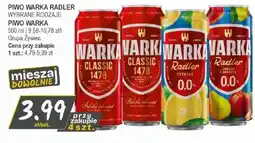 Słoneczko Warka Piwo Radler oferta