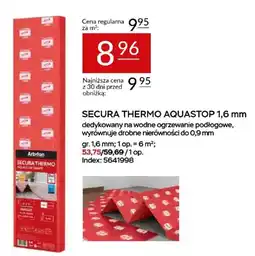 Abra Secura thermo aquastop 1,6 mm oferta