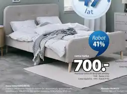 JYSK Rama łóżka KONGSBERG oferta