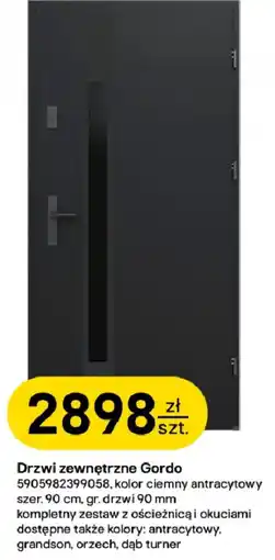 Castorama Drzwi zewnętrzne Gordo oferta