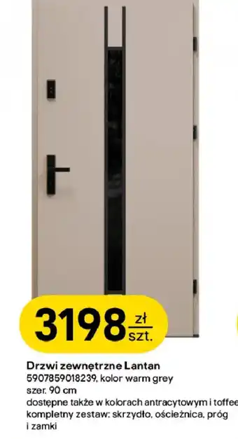 Castorama Drzwi zewnętrzne Lantan oferta