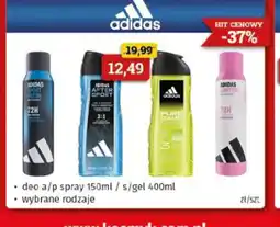 Drogeria Kosmyk Adidas dezodorant/żel oferta