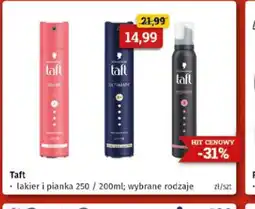 Drogeria Kosmyk Taft lakier i pianka oferta