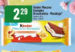 Polomarket Kinder Mleczna Kanapka BrzoskwiniaMarakuja oferta
