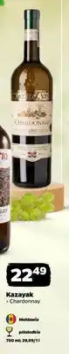 Netto Wino białe Kazayak Chardonnay półsłodkie mołdawskie oferta