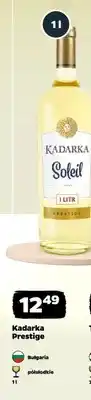 Netto Wino białe Kadarka Soleil Prestige półsłodkie bułgarskie oferta