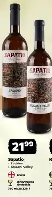 Netto Wino białe Sapatio Sachino półwytrawne półsłodkie gruzińskie oferta