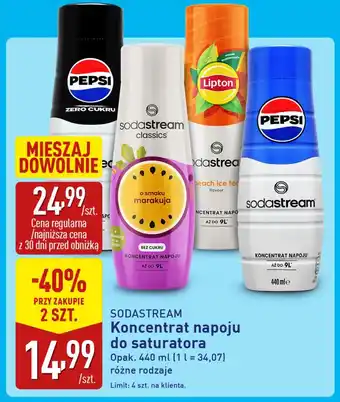 Koncentrat napoju do saturatora SODASTREAM