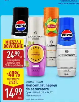 ALDI Koncentrat napoju do saturatora peach ice tea oferta