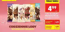 Biedronka Lody na patyku Marletto, 90 ml oferta