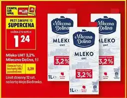 Biedronka Mleko UHT 3,2% Mleczna Dolina, 1 l oferta