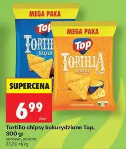 Biedronka Tortilla chipsy kukurydziane Top, 300 g oferta