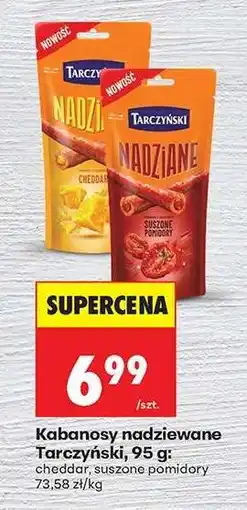 Biedronka Kabanosy nadziewane Tarczyński, 95 g oferta