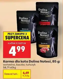Biedronka Karma dla kota Dolina Noteci, 85 g oferta