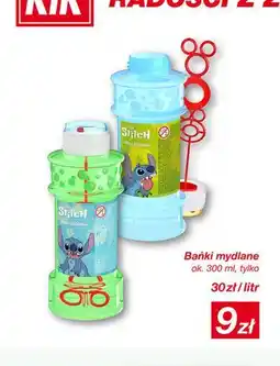 KiK Bańki mydlane Stitch oferta