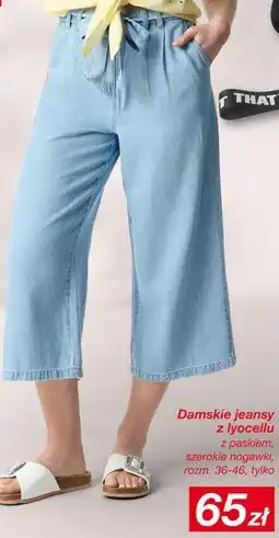 KiK Damskie jeansy z lyocellu z paskiem oferta