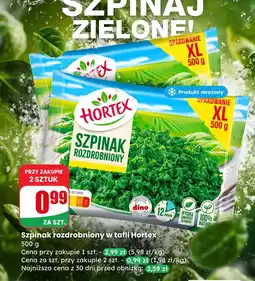 Dino Szpinak rozdrobniony w tafli Hortex oferta