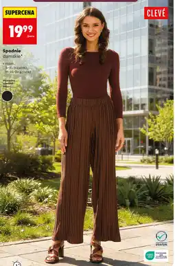 Biedronka Spodnie damskie CLEVÉ oferta