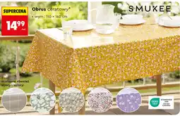 Biedronka SMUKEE Obrus ceratowy oferta