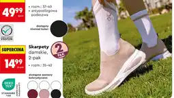 Biedronka Skarpety damskie, 2-pak Cardio Bunny oferta