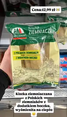 Biedronka Kiszka ziemniaczana z polskich ziemniaków z dodatkiem boczku oferta