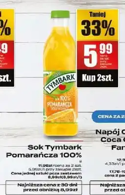 Supeco Sok Tymbark Pomarańcza 100% oferta